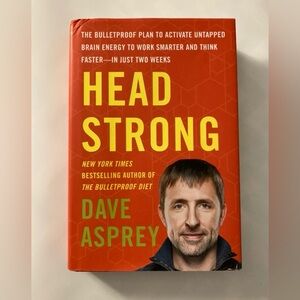 HARDCOVER Head Strong The Bulletproof Plan health brain book by Dave Asprey